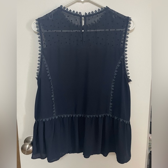 Modcloth, Stated Appreciation Peplum Blouse - XL - Picture 4 of 7